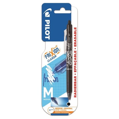 Pilot roller frixion ball clicker noir 0.7mm
