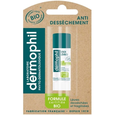 Dermophil stick lèvres anti dessèchement bio 3.5g