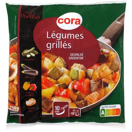 Cora poêlée légumes grillés 750g