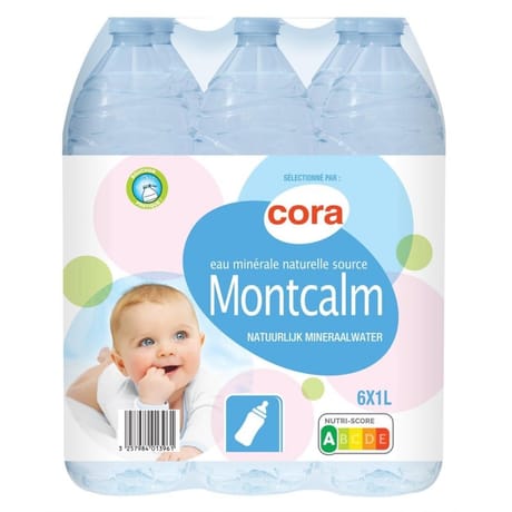 Cora eau minérale naturelle source montcalm 6x1l