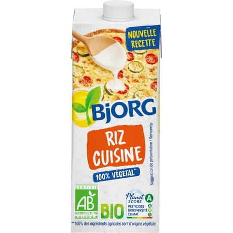 Bjorg riz cuisine bio 20cl