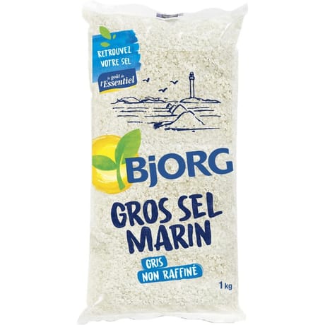 Le Gout de l'essentiel sel gros gris bio 1kg