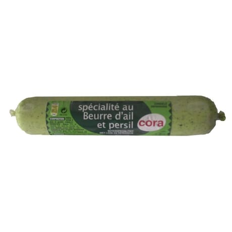 Cora spécialité au beurre ail et persil rouleau de 250g