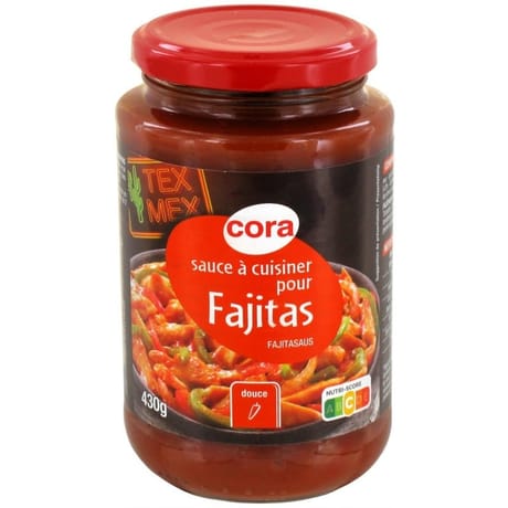 Cora sauce fajitas 370g