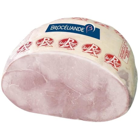 Jambon cuit supérieur le label rouge découenné dégraissé