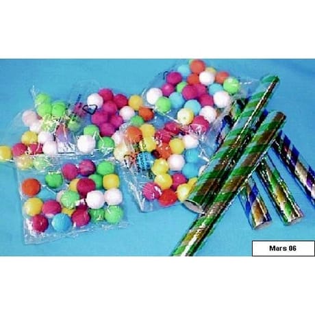 5x20 boules + 5 sarbacanes