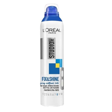 Studio line spray coiffant fix & shine fixation ultra forte 8 300 ml