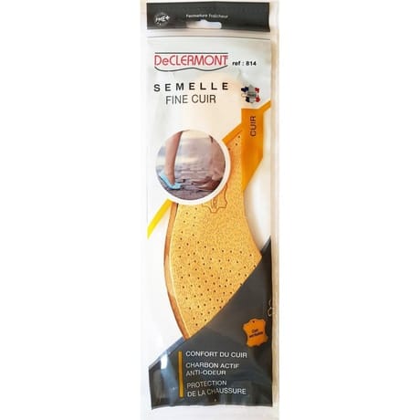 Semelle fine cuir 38/39 De Clermont