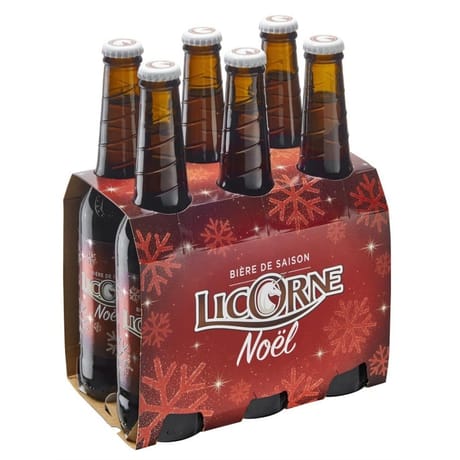 Bière Licorne de Noël pack 6x33cl 5.8%vol