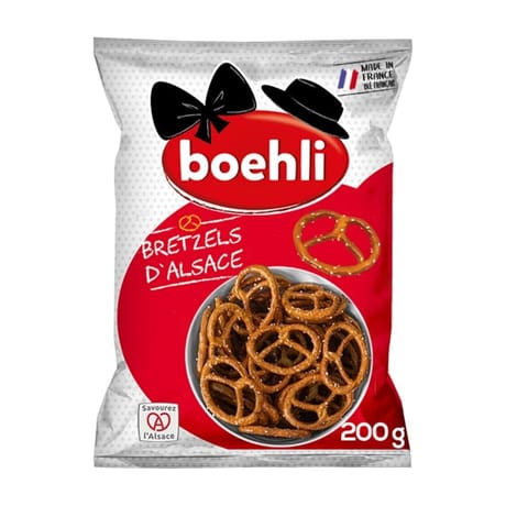 Boehli sachet bretzels d'alsace 200g