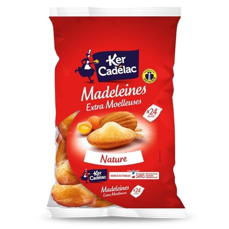 Ker cadelac sachet madeleines coquilles 600g
