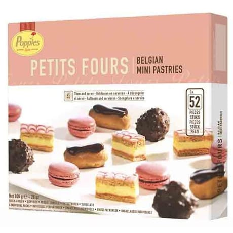 Poppies 52 petits fours 800g