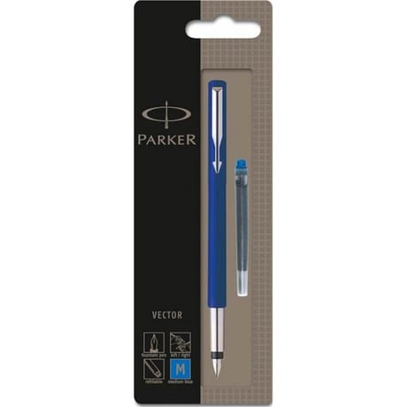 Parker stylo plume vector couleur + 1 cartouche