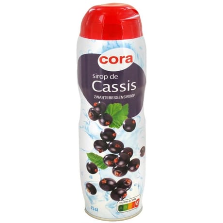 Cora sirop de cassis 75cl