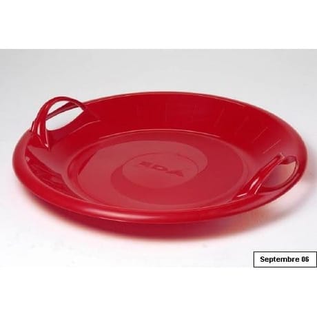 Luge toupie rouge