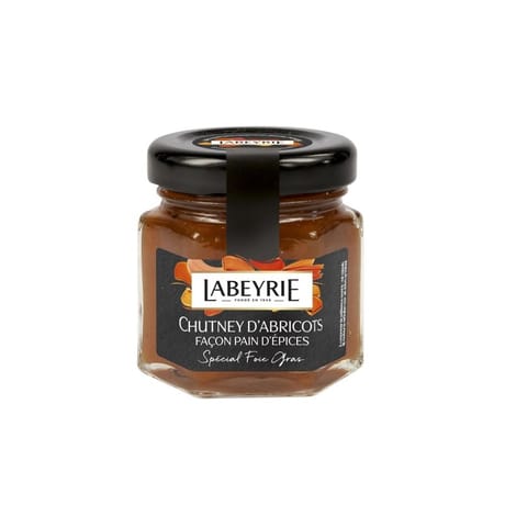 Labeyrie chutney d'abricot façon pain d'épice pour foie gras 50g