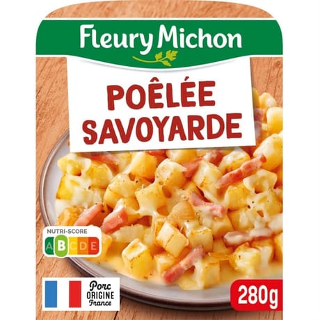 Fleury Michon poêlée savoyarde sauce reblochon lardons fumés 280g