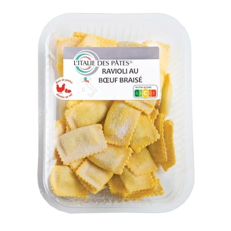 Ravioli au boeuf braisé 250g