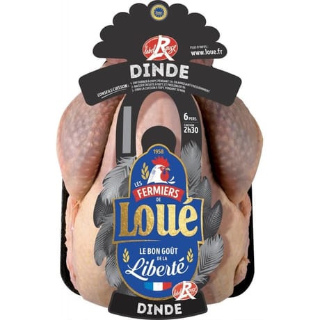 Loué dinde label rouge prête à cuire