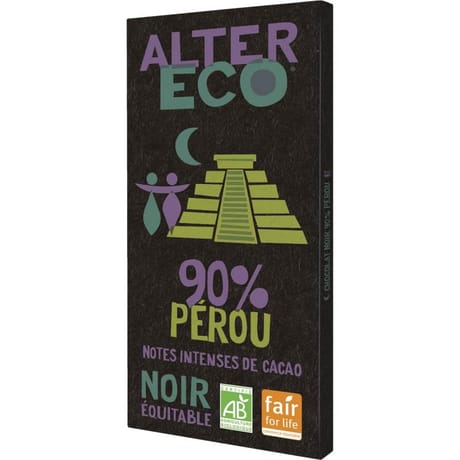 Alter Eco chocolat noir 90% bio 100g