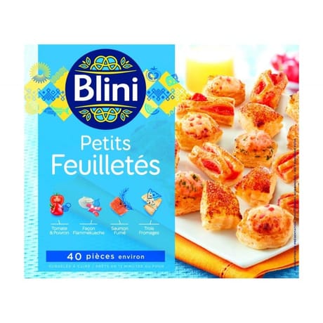 Blini 40 petits feuilletés 350g