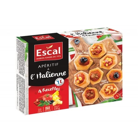 Escal 22 apéritifs à l'italienne 220g
