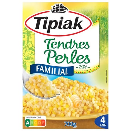 Tipiak tendres perles de ble 700g format familial
