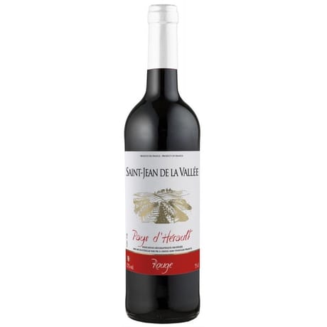 Saint Jean de la vallée IGP Hérault rouge 75 cl 11,5% Vol.