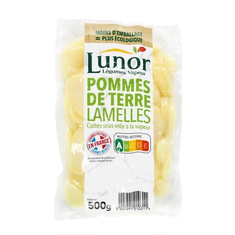 Lunor pommes de terre en lamelles 500g