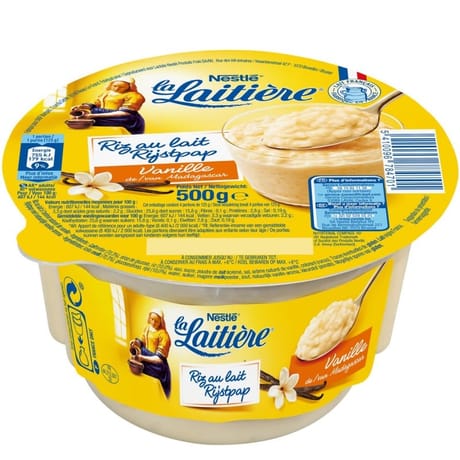 La Laitière Riz au lait vanille 500g
