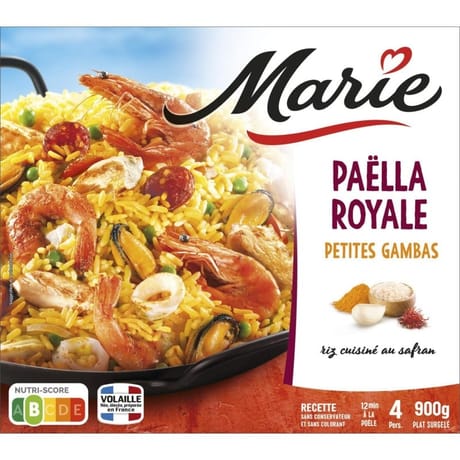 Marie paëlla royale aux petites gambas 900g