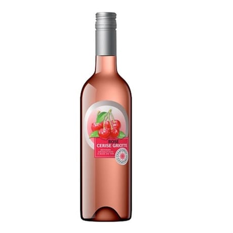 Champoreau boisson à base de vin rosé griotte 75 cl 8% Vol.
