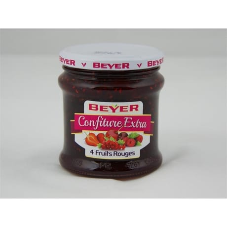 Beyer confiture extra 4 fruits rouges 370g