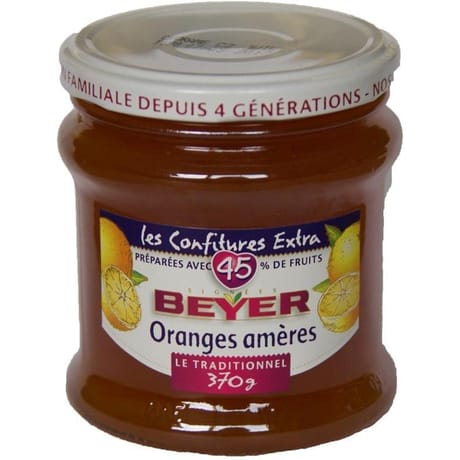 Beyer confiture extra oranges amères 370g
