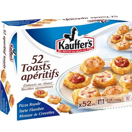 Kauffer's 52 toasts apéritif 750g