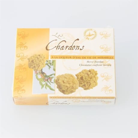 Clair de Lorraine chardons à la liqueur d'eau de vie de mirabelle 100g