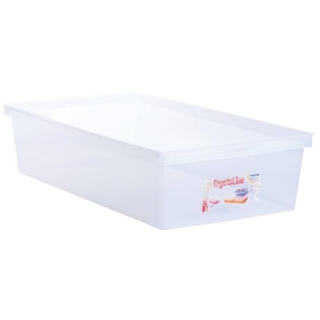 Eda boite crystaline rectangulaire 33L naturel
