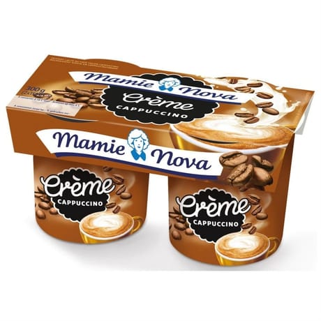 Mamie Nova gourmand crème café cappuccino 2x150g