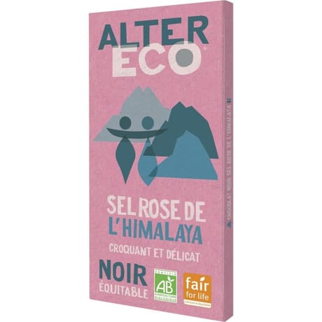 Alter Eco chocolat noir fleur de sel bio 100g