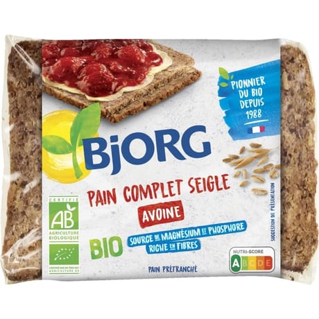 Bjorg pain complet son avoine bio 500g