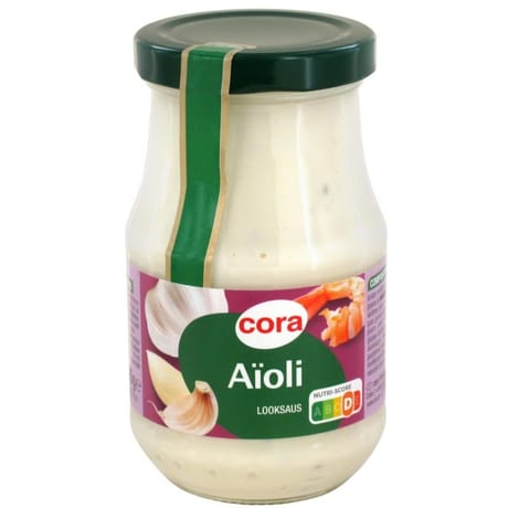 Cora sauce aioli bocal verre 245g