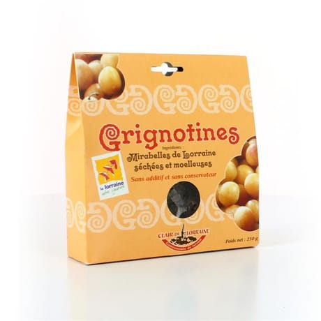 Clair de Lorraine mirabelles séchées 250g