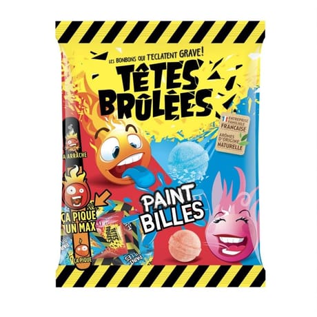 Têtes Brûlées fraise et framboise kitache 135g