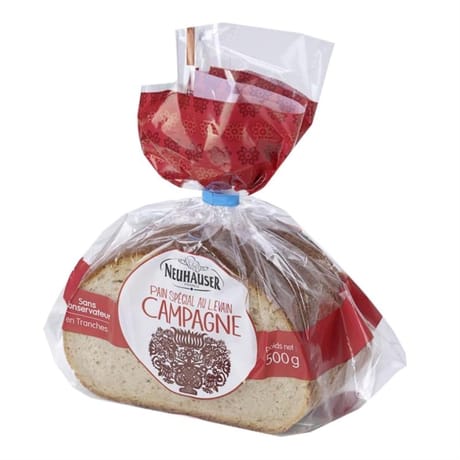 Neuhauser pain de campagne spécial au levain en tranche 500g