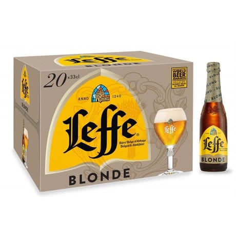 Leffe blonde 20x33cl 6.6% vol