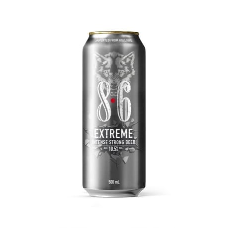 8.6 extrême bière boîte 50cl 10.5%vol
