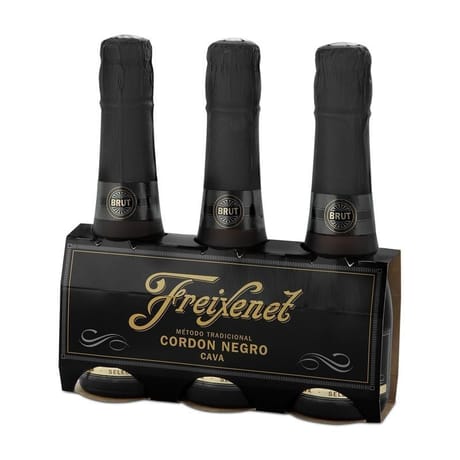 Freixenet cordon negro brut do cava 3x20cl 12%vol