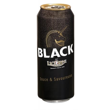 Licorne Bière Black Boite 6% Vol.50cl