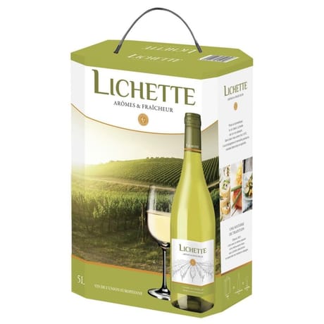 Lichette vin ue blanc bib 5l 11%vol