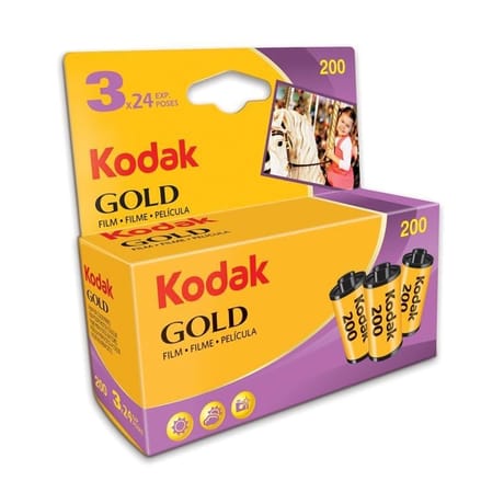 Kodak blister de 3 pellicules gold 200 iso 24 poses 6033971